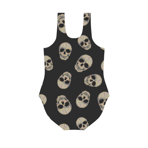 The Living Skull Vest One Piece Swimsuit (Model S04)