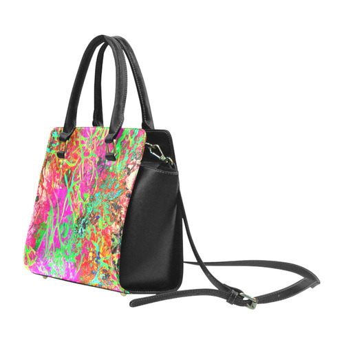 Sea weed in Neon by Martina Webster Classic Shoulder Handbag (Model 1653)