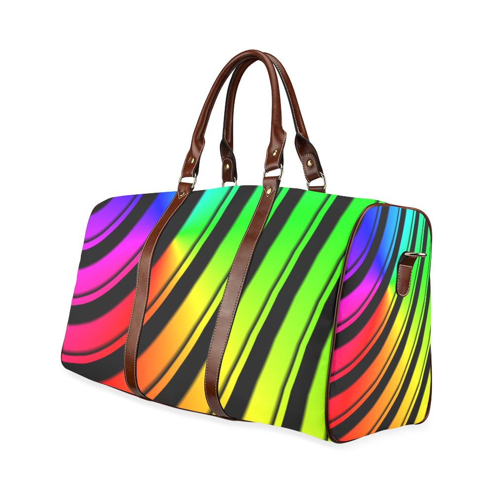 COLORS OF VINYL Waterproof Travel Bag/Small (Model 1639) ID D908381