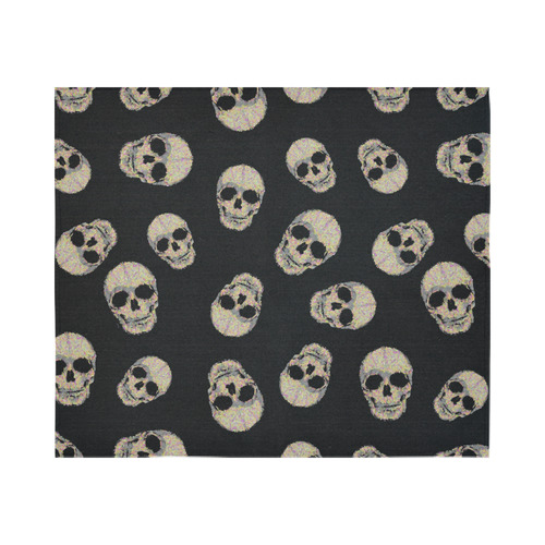 The Living Skull Cotton Linen Wall Tapestry 60"x 51"