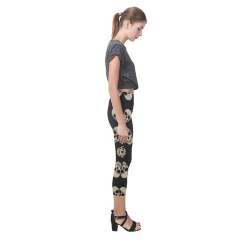 The Living Skull Capri Legging (Model L02)