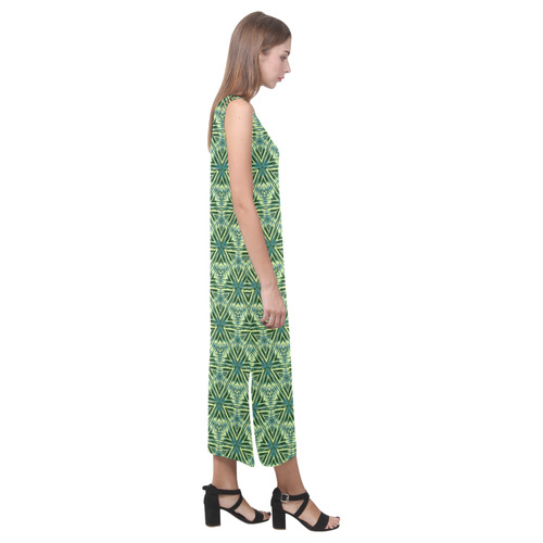 vintage pattern 13B Phaedra Sleeveless Open Fork Long Dress (Model D08)