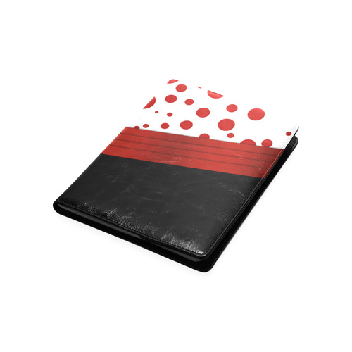 Polka Dots and Red Sash with Black Bottom Custom NoteBook B5