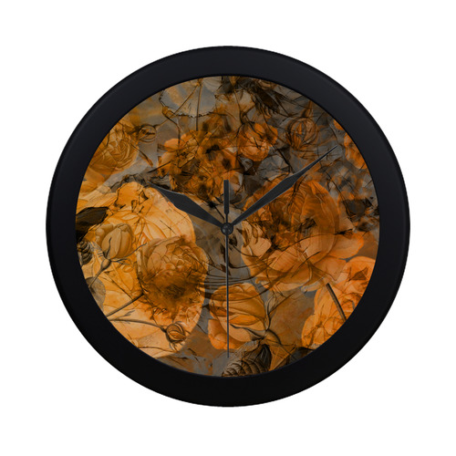 flora 9 Circular Plastic Wall clock