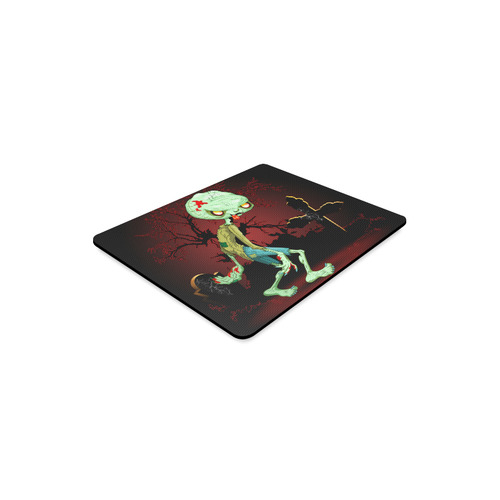 Zombie Creepy Monster Cartoon Rectangle Mousepad