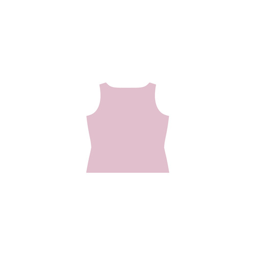 Pink Mist Sleeveless Splicing Shift Dress(Model D17)