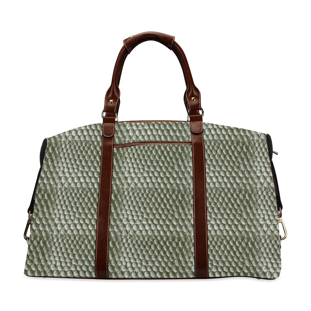 snakeskin travel bag