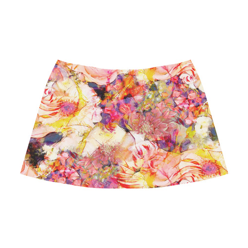 flora 5 Mnemosyne Women's Crepe Skirt (Model D16)