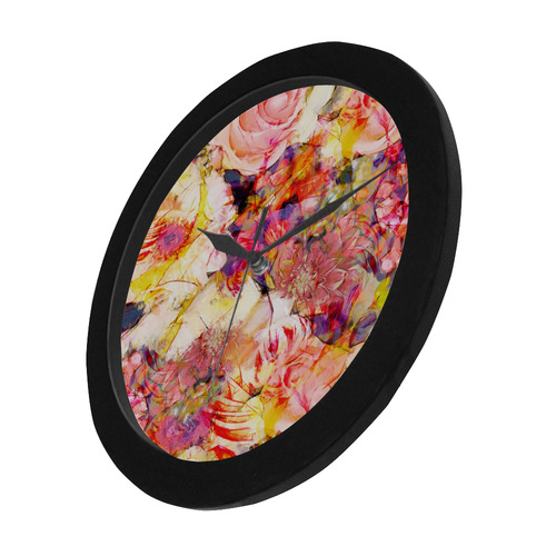 flora 5 Circular Plastic Wall clock