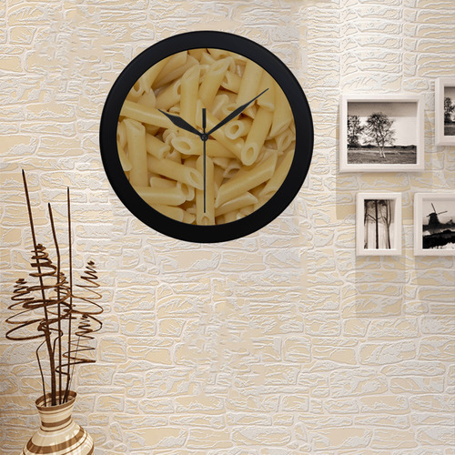 tasty noodles Circular Plastic Wall clock