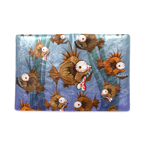 Psycho Fish Piranha with Bloody Bone Custom NoteBook B5