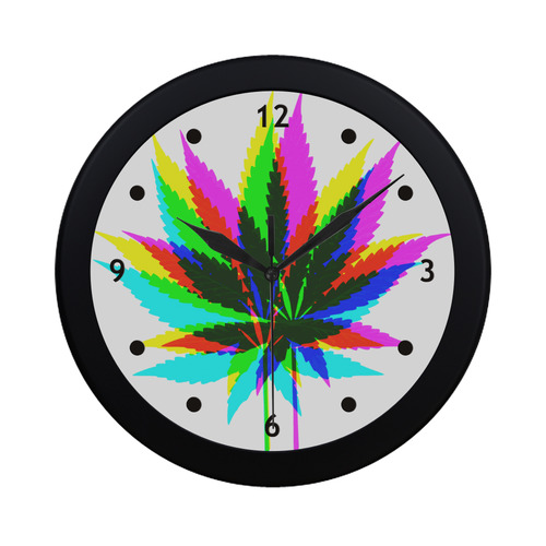 Wild Hemp Leaves - neon colored