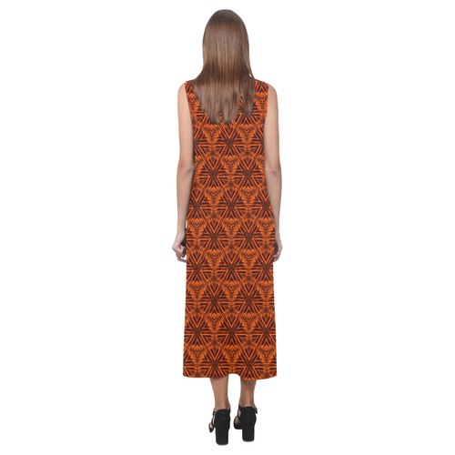 vintage pattern 13C Phaedra Sleeveless Open Fork Long Dress (Model D08)