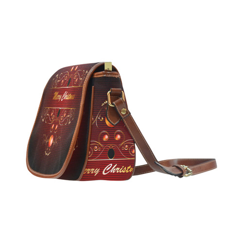 Merry christmas Saddle Bag/Small (Model 1649) Full Customization