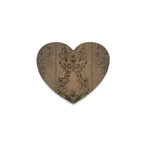 Vinatge design with necklace Heart Coaster