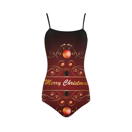 Merry christmas Strap Swimsuit ( Model S05)
