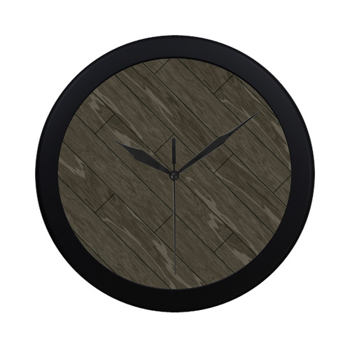 wooden floor 7 Circular Plastic Wall clock