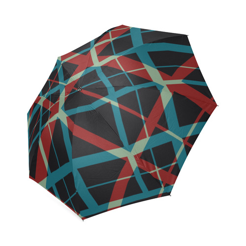Plaid I Pattern Hipster Foldable Umbrella (Model U01)