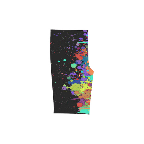 CRAZY multicolored SPLASHES / SPLATTER / SPRINKLE Men's Swim Trunk (Model L21)