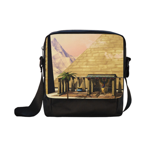 Awesome egyptian temple Crossbody Nylon Bags (Model 1633)