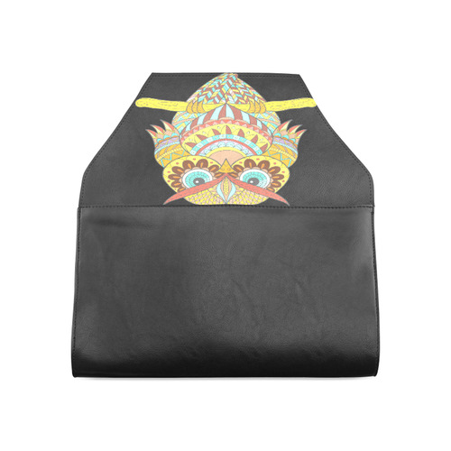 Cute Ethnic Owl Nature Art Clutch Bag (Model 1630)