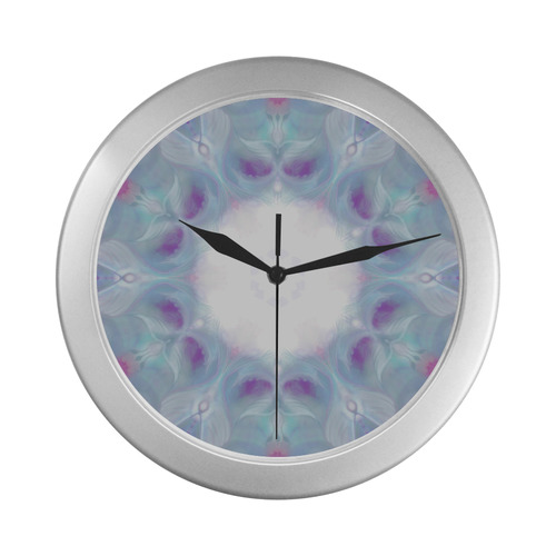 725 Silver Color Wall Clock