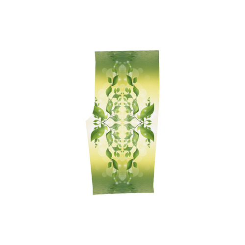 MAGIC LEAVES Kaleidoscope green yellow Men's Swim Trunk (Model L21)