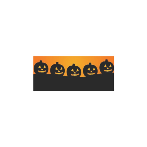 Halloween Jack-o-Lanterns Pumpkin Sleeveless Splicing Shift Dress(Model D17)