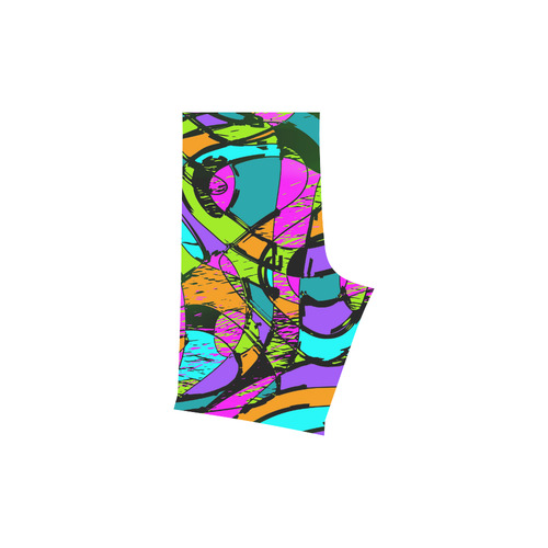 Abstract Art Squiggly Loops Multicolored Men's Swim Trunk (Model L21)