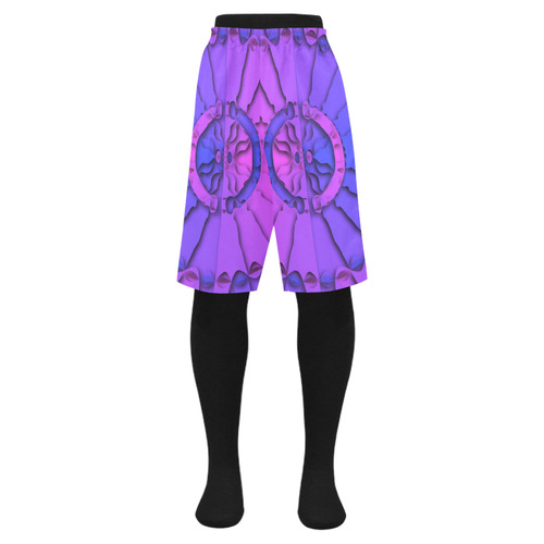 Abstract Mandala Psychedelic Shadow Pink Blue