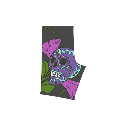 Día De Los Muertos Skull Flowers Men's Swim Trunk (Model L21)