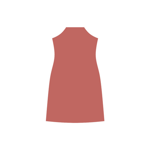 Aurora Red V-Neck Open Fork Long Dress(Model D18)