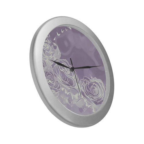 62 - Copy Silver Color Wall Clock