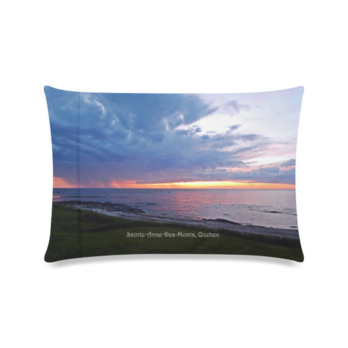 Sunset RainStorm Custom Zippered Pillow Case 16"x24"(Twin Sides)