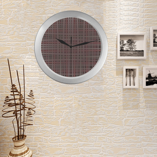 native11 Silver Color Wall Clock