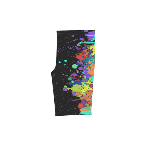 CRAZY multicolored SPLASHES / SPLATTER / SPRINKLE Men's Swim Trunk (Model L21)