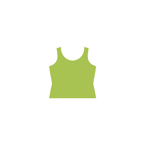 Lime Sleeveless Splicing Shift Dress(Model D17)