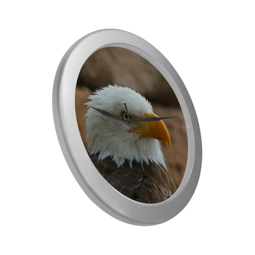 Eagle 20160801 Silver Color Wall Clock