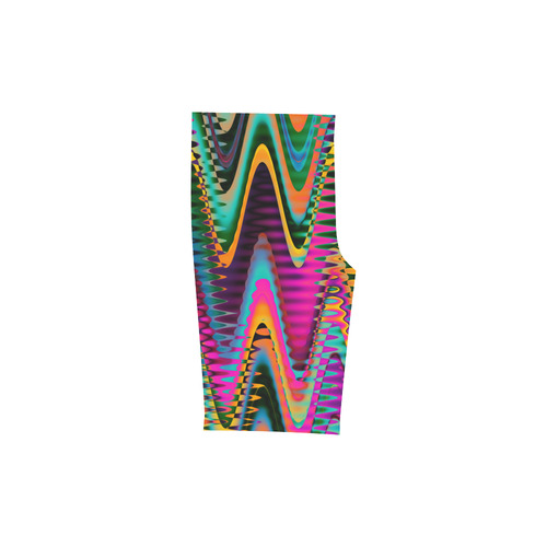 WAVES DISTORTION chevrons multicolored Men's Swim Trunk (Model L21)