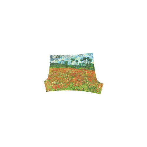 Vincent Van Gogh Field With Red Poppies Briseis Skinny Shorts (Model L04)