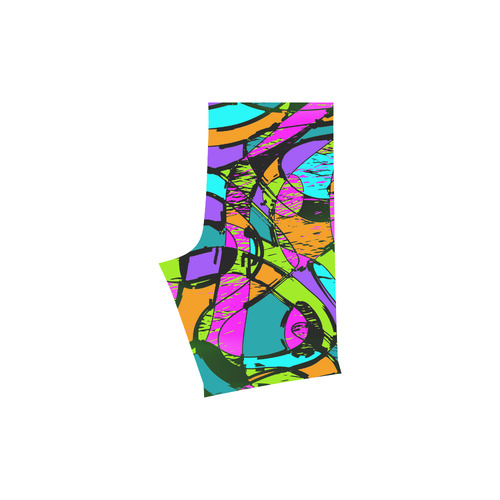 Abstract Art Squiggly Loops Multicolored Men's Swim Trunk (Model L21)