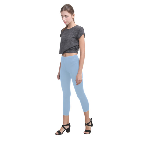 Airy Blue Capri Legging (Model L02)