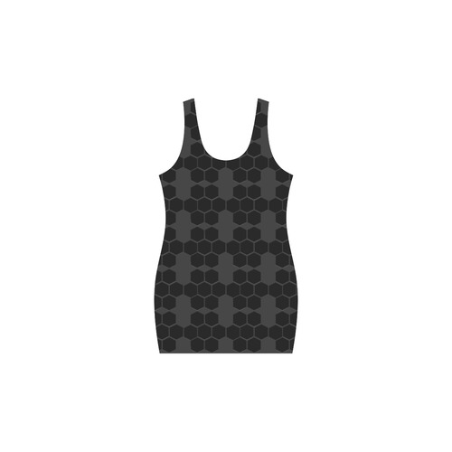 Zappy Black Honeycombs Medea Vest Dress (Model D06)