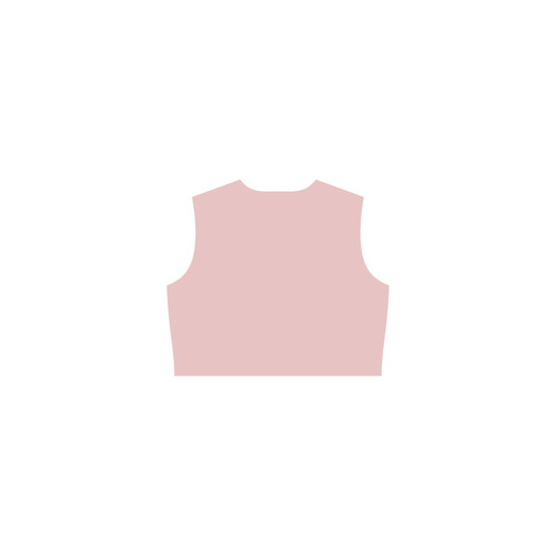 Rose Quartz Eos Women's Sleeveless Dress (Model D01)