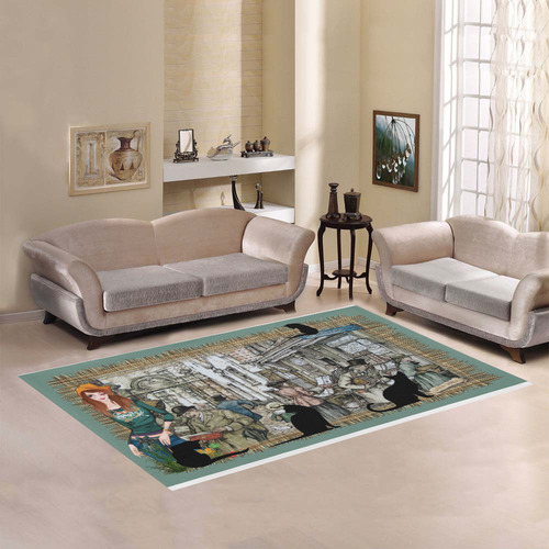 the boekewurm Area Rug7'x5'