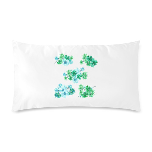 Cute artistic designers Floral Pillow : Edition 2016 Custom Rectangle Pillow Case 20"x36" (one side)