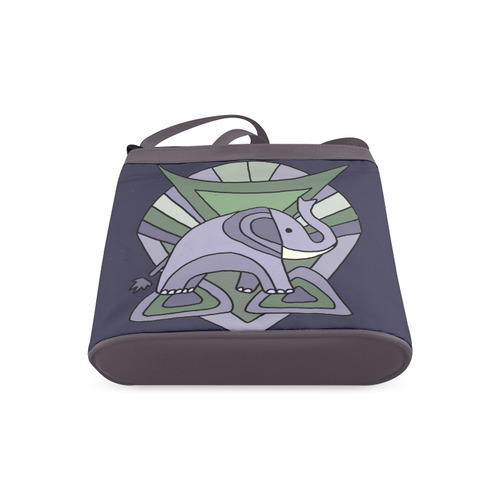Cool Elephant Abstract Crossbody Bags (Model 1613)
