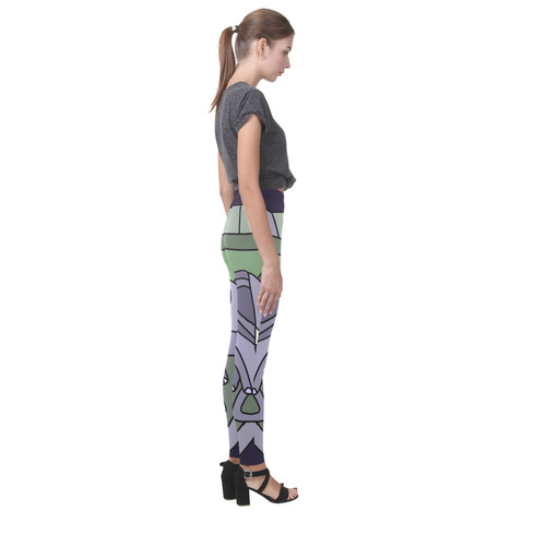 Cool Elephant Abstract Cassandra Women's Leggings (Model L01)