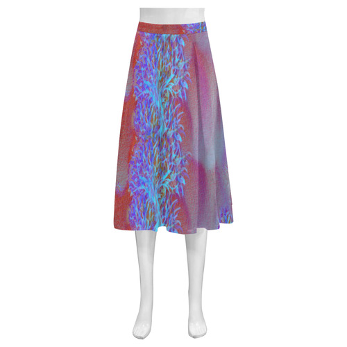 329 Mnemosyne Women's Crepe Skirt (Model D16)