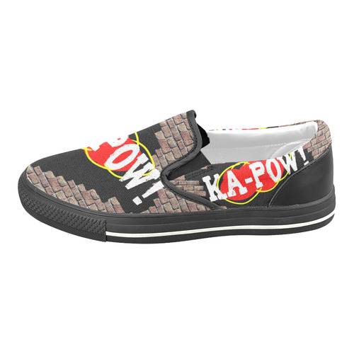 KA-POW! Men's Slip-on Canvas Shoes (Model 019)